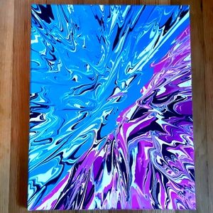 Abstract Acrylic painting